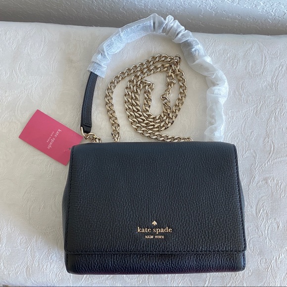 Kate Spade Black chain strap flap Bag - Picture 3 of 10